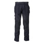 Hose mit Knietaschen Hose, schwarzblau