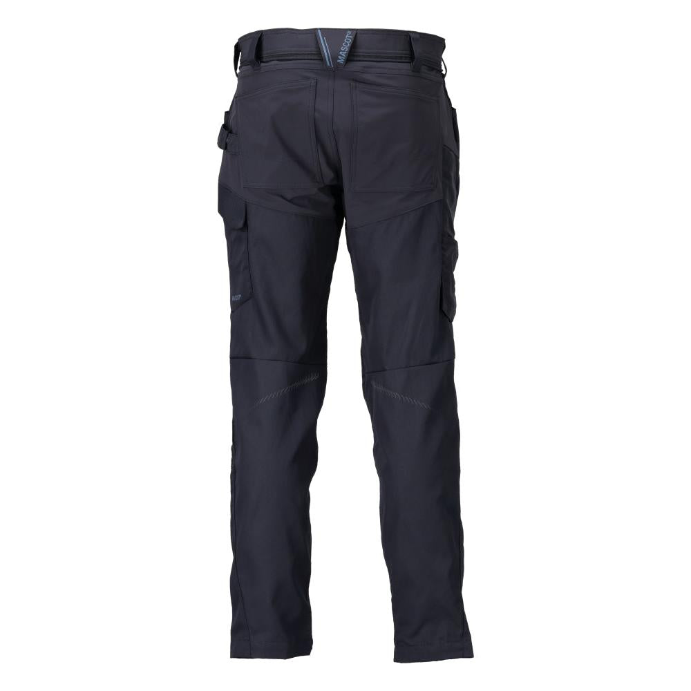 Hose mit Knietaschen Hose, schwarzblau
