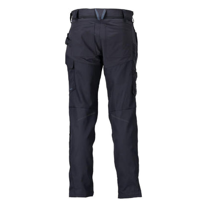 Hose mit Knietaschen Hose, schwarzblau