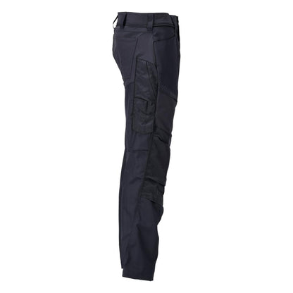 Hose mit Knietaschen Hose, schwarzblau