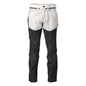Hose mit Knietaschen Hose, weiss/Anthrazitgrau