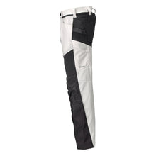 Hose mit Knietaschen Hose, weiss/Anthrazitgrau