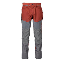 Hose mit Knietaschen Hose, herbstrot/anthrazitgrau