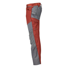 Hose mit Knietaschen Hose, herbstrot/anthrazitgrau