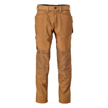 Hose mit Knietaschen Hose, Nussbraun