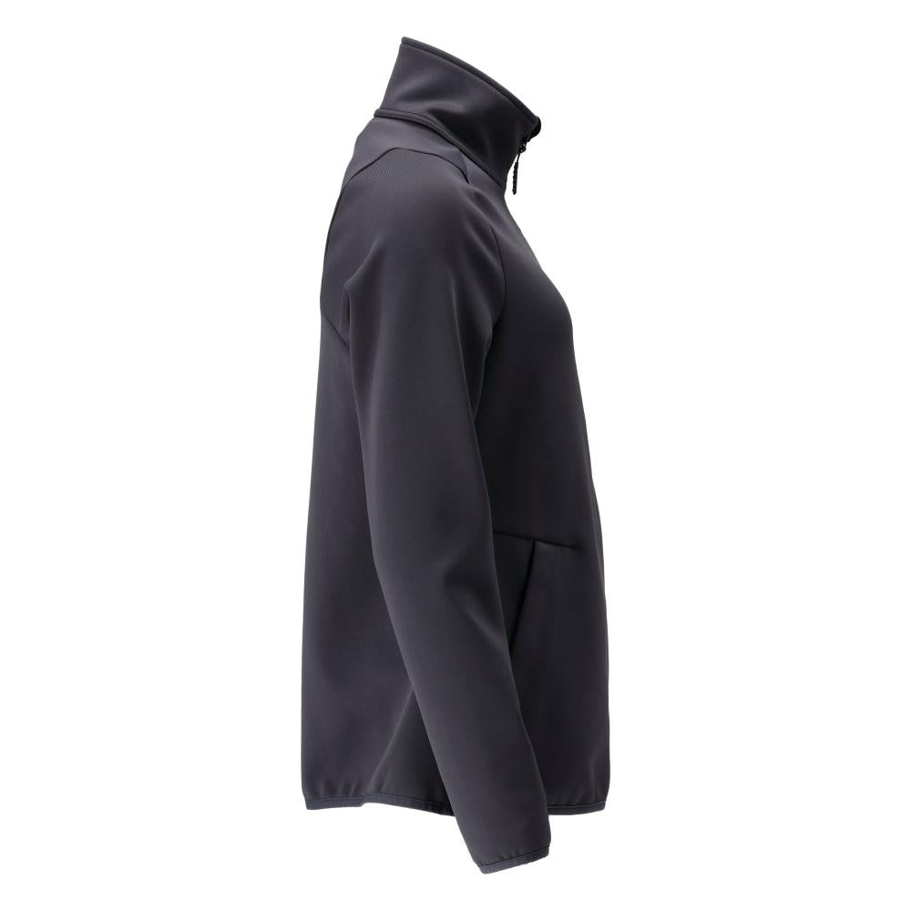 Fleece pullover with zip, women's microfleece jacket