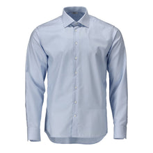 Hemd, moderne Passform, hellblau/weiss
