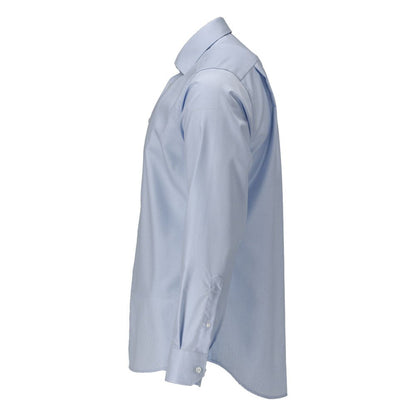 Hemd, moderne Passform, hellblau/weiss
