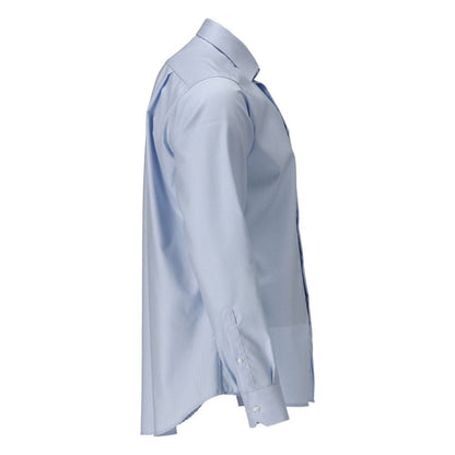 Hemd, moderne Passform, hellblau/weiss