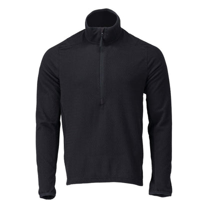 Microfleece sweater with short zipper microfleece jacket