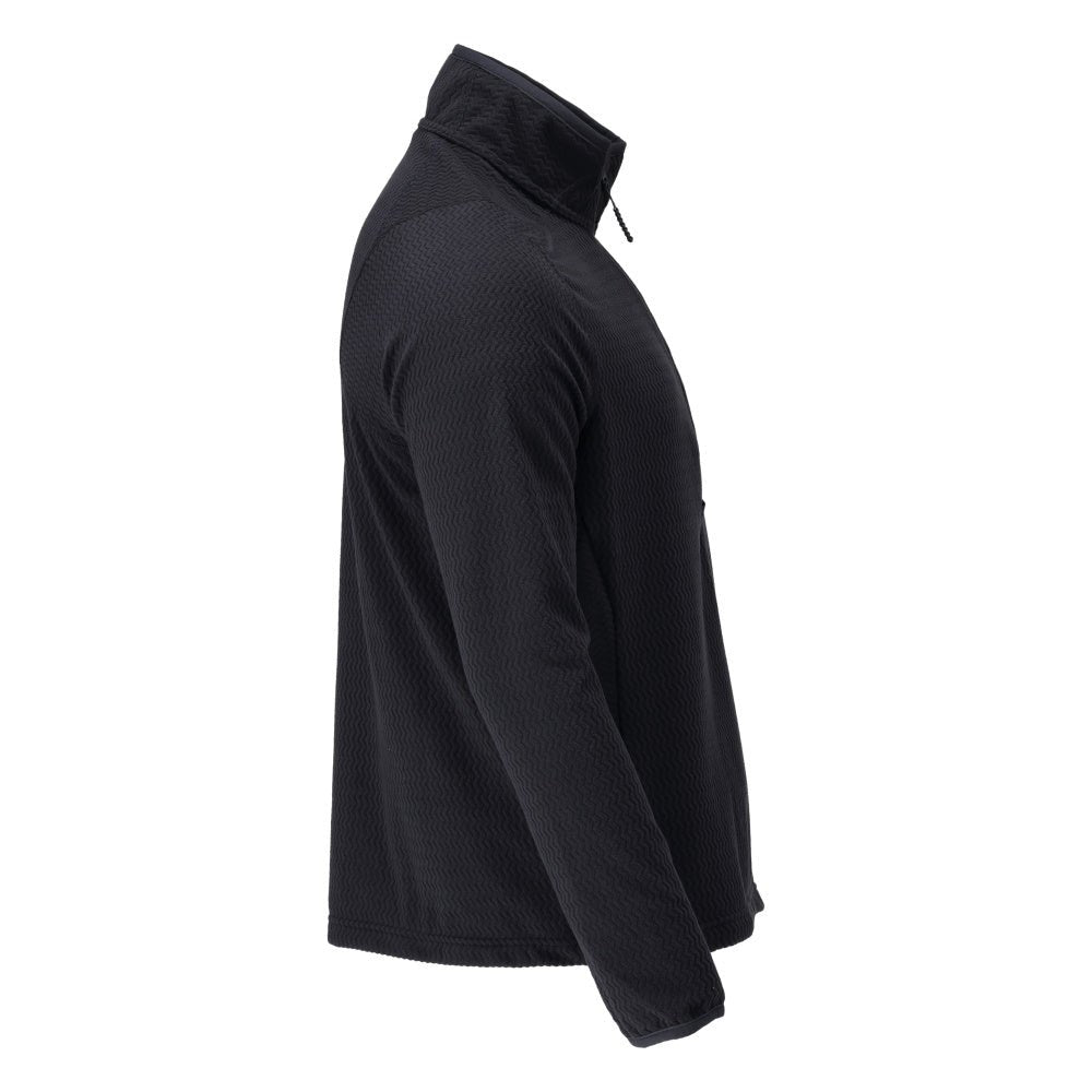 Microfleece sweater with short zipper microfleece jacket