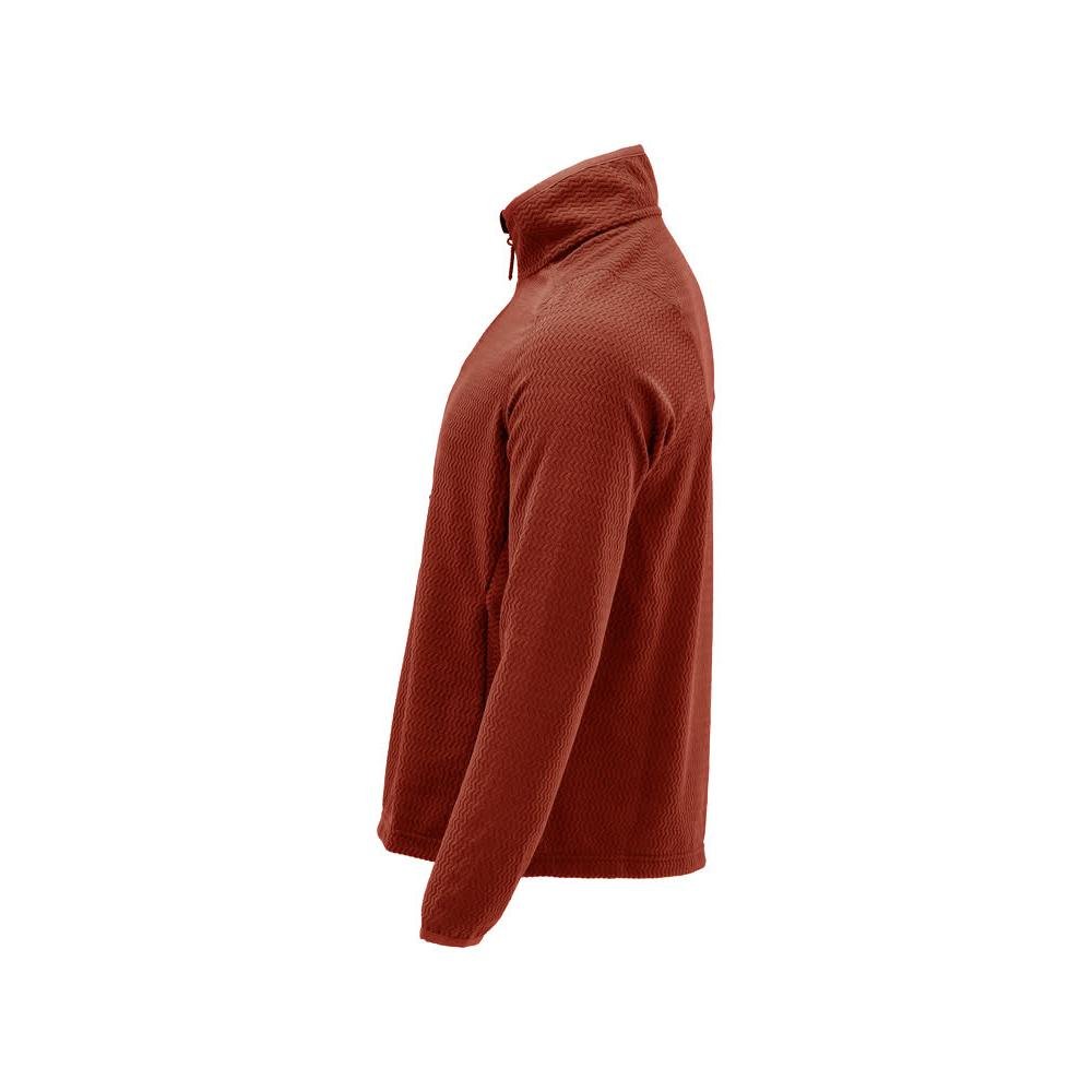 Microfleece sweater with short zipper microfleece jacket