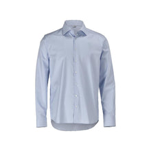 Hemd, schmale Passform, hellblau/weiss