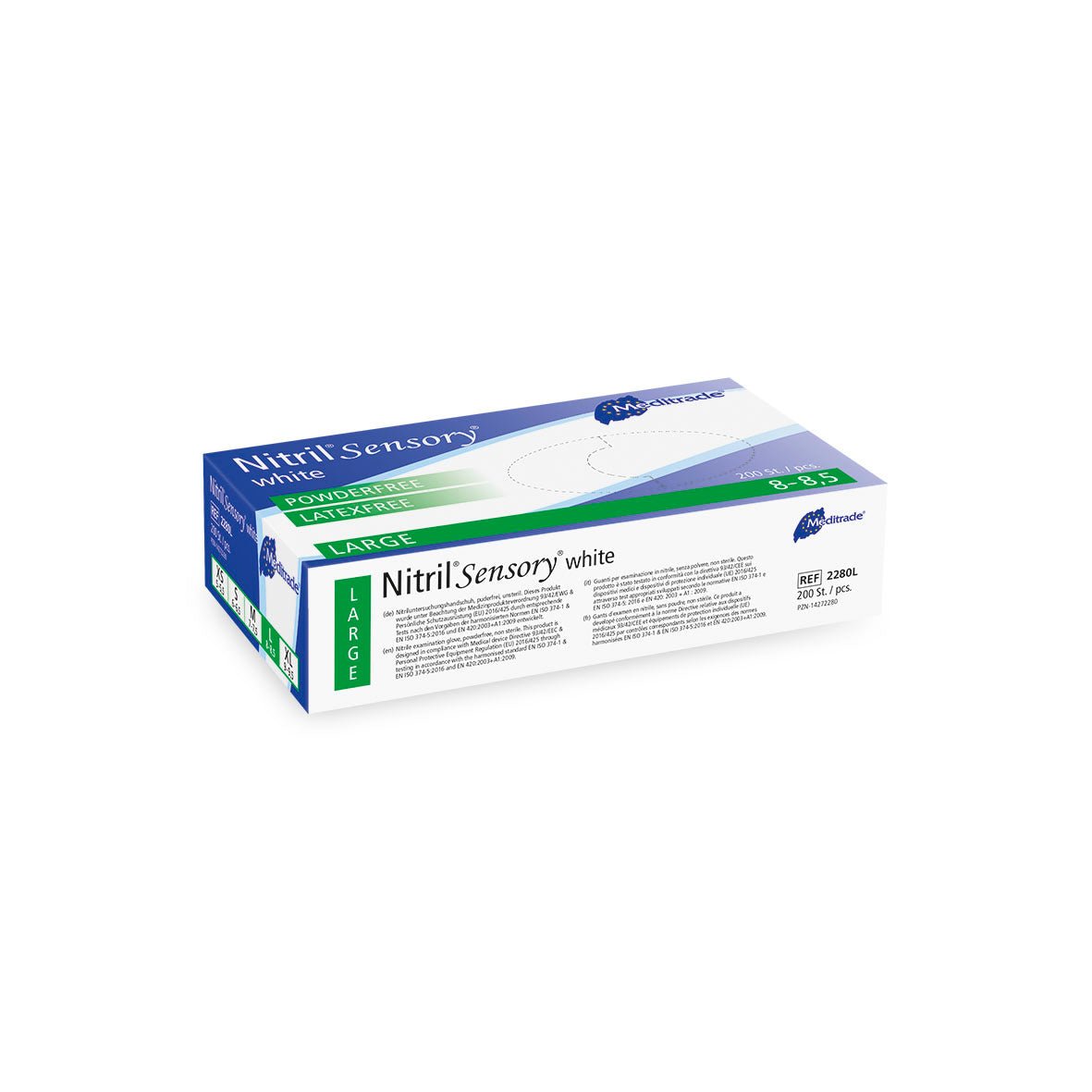 Meditrade Nitril Sensory white