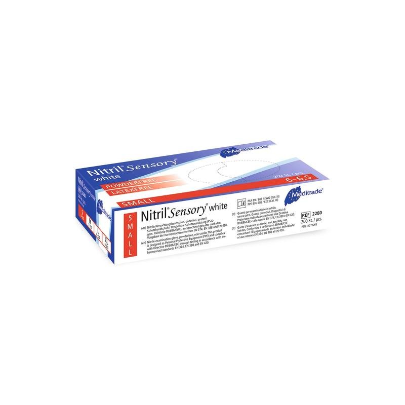 Meditrade Nitril Sensory white