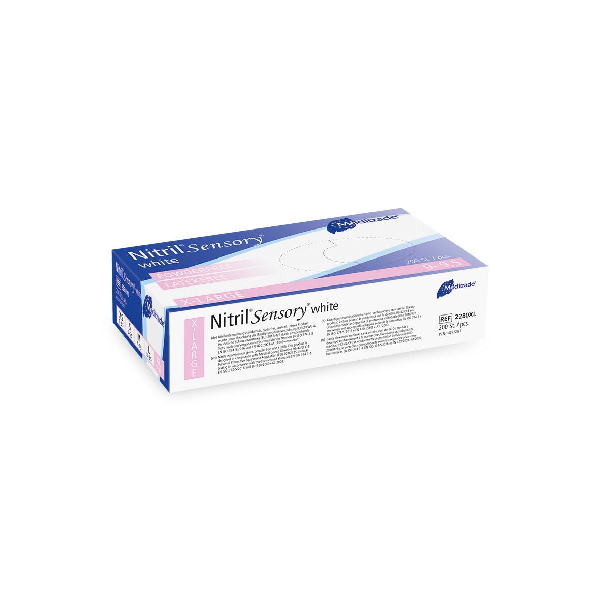 Meditrade Nitril Sensory white