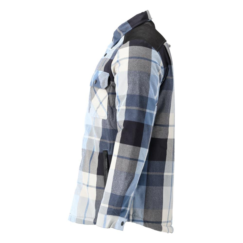 Shirt, checked, fiber fur lining, thermal shirt