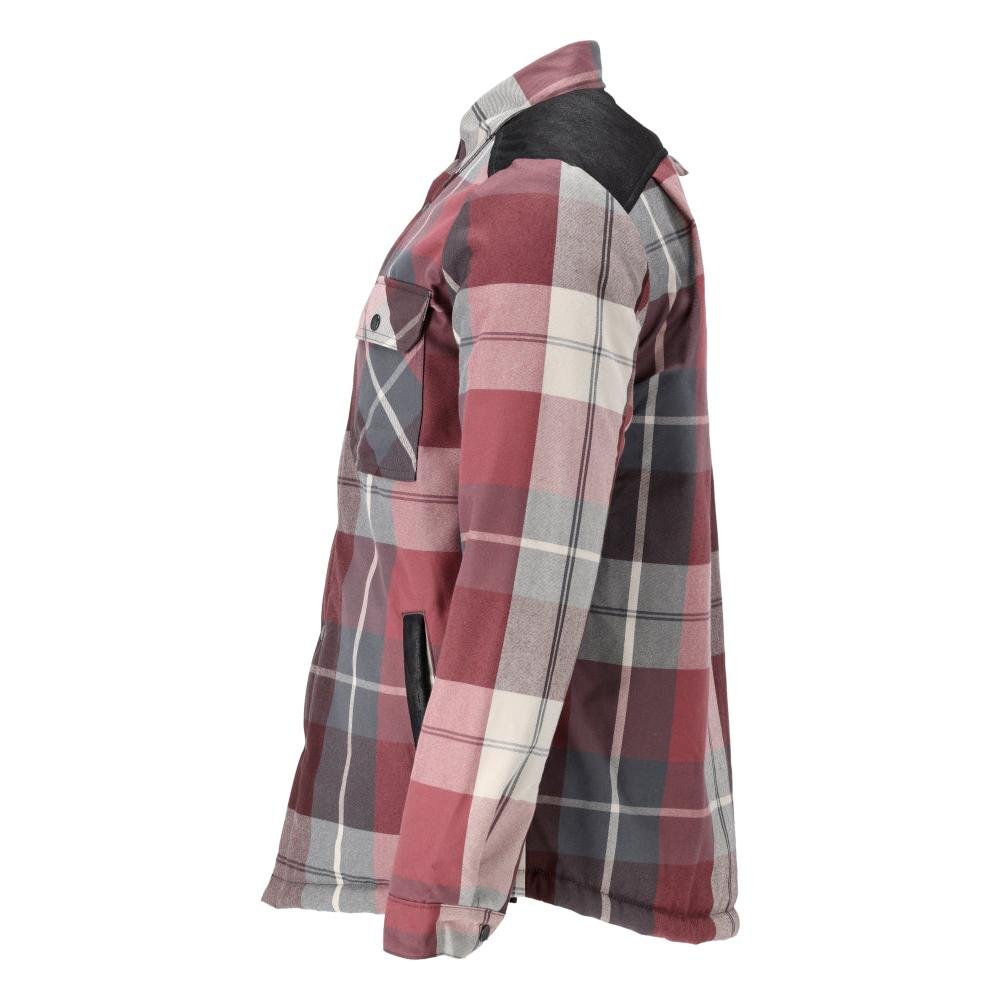 Shirt, checked, fiber fur lining, thermal shirt