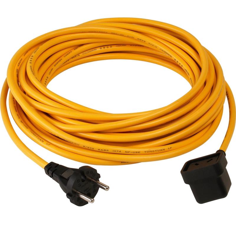 Numatic NuCable supply cable 3-wire, 15.0 x 1.50 mm, yellow | Pack (1 piece)