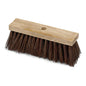 The Nölle Profi Brush Bahia street broom (32.5 cm, 6x15 rows) from Nölle Profi Brush Bürsten- & Pinseltechnik e.K. features a flat wooden head and dense, stiff bristles—ideal for thorough outdoor cleaning.