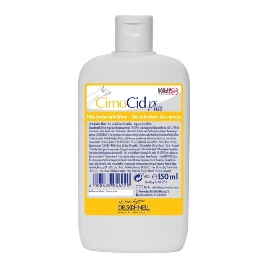 CIMOCID PLUS hand disinfection | Bottle (150ml)