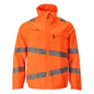 Jacke, Stretch-Einsätze Arbeitsjacke, hi-vis orange