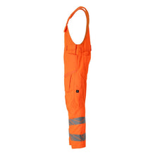 Dungarees, knee pockets, stretch inserts Dungarees, hi-vis orange