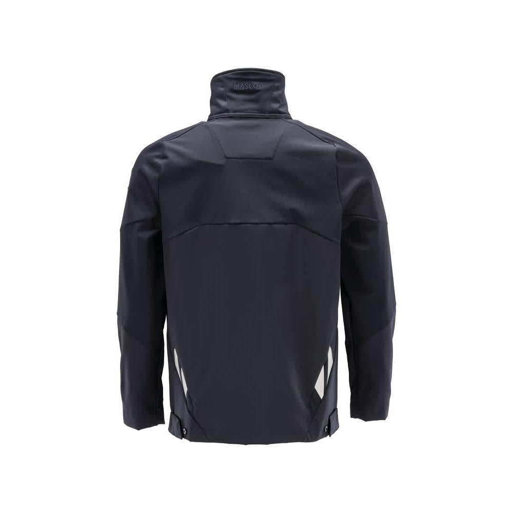 Jacke, Stretch, Reißverschluss Metall Arbeitsjacke, schwarzblau