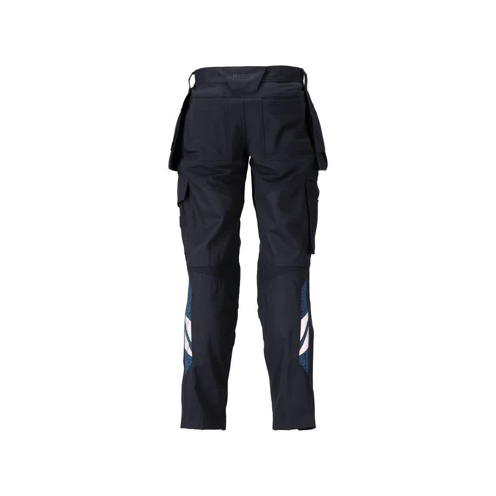 Hose mit Hängetaschen, Stretch-Einsätze Hose, schwarzblau