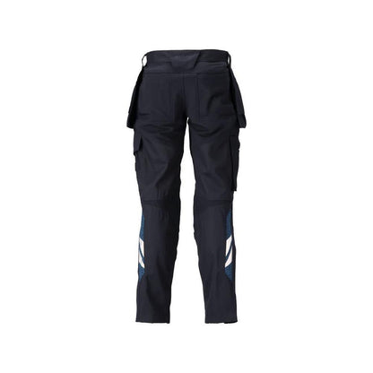 Hose mit Hängetaschen, Stretch-Einsätze Hose, schwarzblau