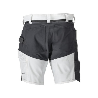 Shorts, geringes Gewicht Shorts, weiss/Anthrazitgrau