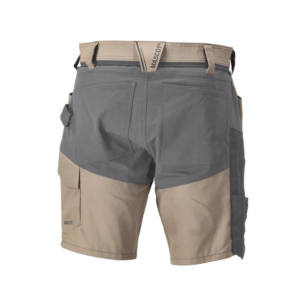 Shorts, geringes Gewicht Shorts, dunkles sandbeige/anthrazitgrau