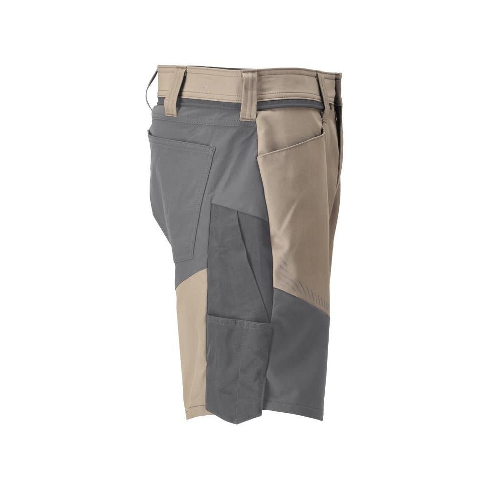Shorts, geringes Gewicht Shorts, dunkles sandbeige/anthrazitgrau