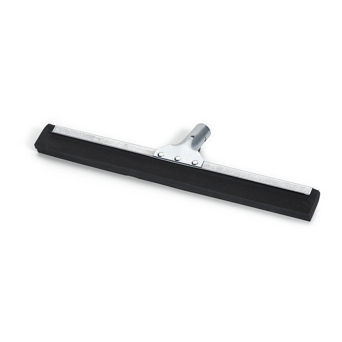 Pictured is a wide, black Nölle Profi Brush water squeegee in a stable version by Nölle Profi Brush Bürsten- & Pinseltechnik e.K. with a metal frame and handle attachment against a white background.