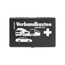 KFZ-Verbandkasten KU schwarz mit Füllung Standard DIN 13164