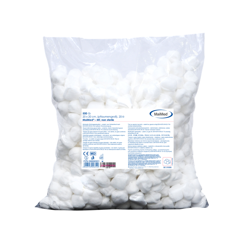 MaiMed-MT-unsteril Mulltupfer zu 500 St./Folienbeute