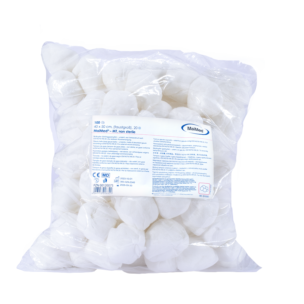 MaiMed-MT-unsteril Mulltupfer zu 500 St./Folienbeute