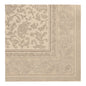 Die PAPSTAR 50 Servietten "ROYAL Collection" 1/4-Falz 40 x 40 cm in sand von PAPSTAR GmbH haben eine elegante Paisley- und Blumenbordüre - ideal für hochwertige Servietten.