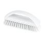 The Nölle Profi Brush ironing brush 14 cm, hard with practical handle, white (1 piece) by Nölle Profi Brush Bürsten- & Pinseltechnik e.K., ideal for textile cleaning, was photographed against a white background.