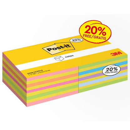 The 3M Post-it® Note Cube contains 2 cubes with 450 sheets each (76x76mm), in various colors. Made by 3M Deutschland GmbH, the notes are delivered in PEFC-certified packaging - ideal for any office.