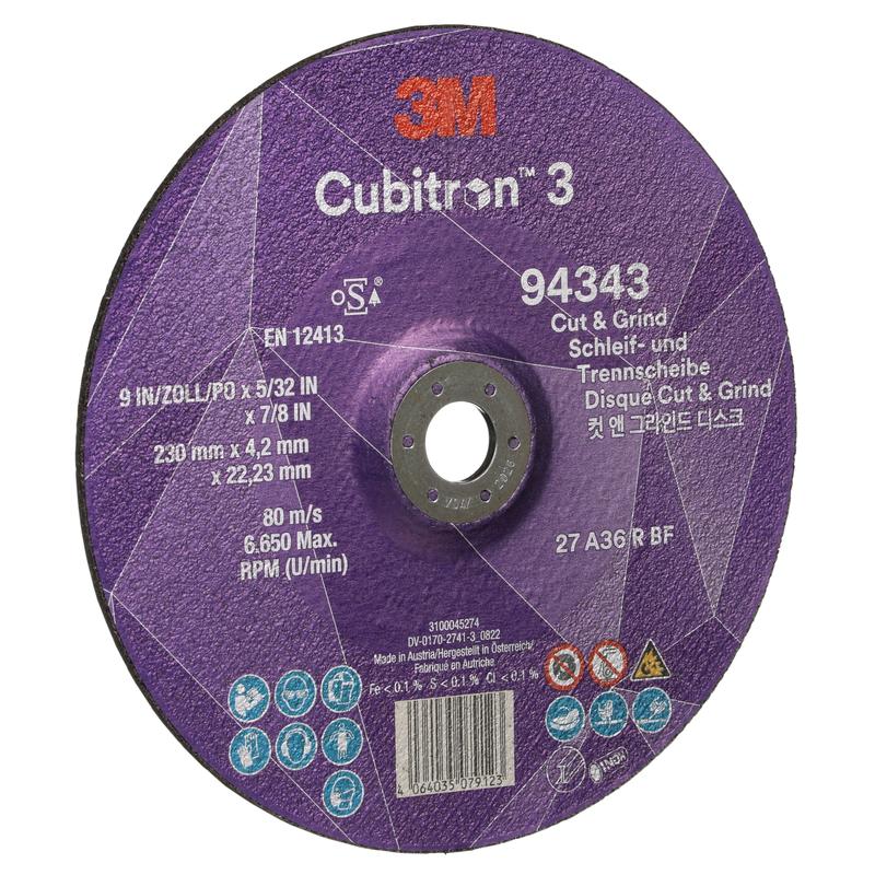 3M™ Cubitron™ 3 Cut and Grind Schruppscheibe