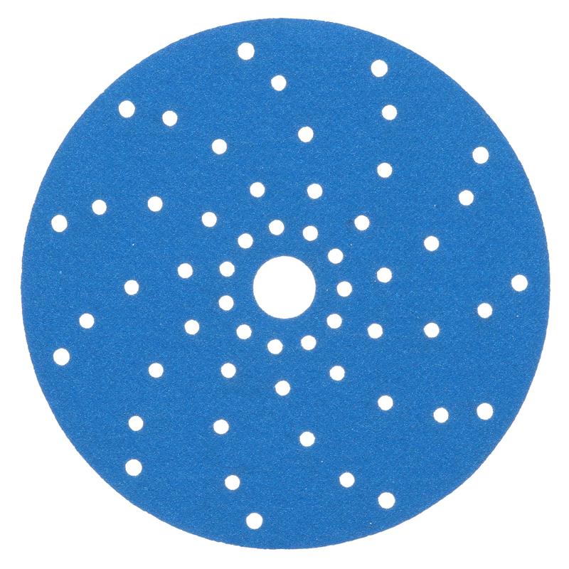 3M™ Hookit™ Blau Schleifscheibe Multihole 325U, Blau, 150 mm, Multihole, P120, 51373 | Packung (1 Stück)