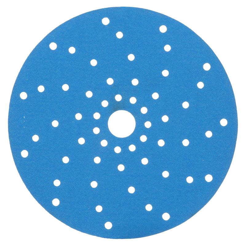3M™ Hookit™ Blau Schleifscheibe Multihole 325U, Blau, 150 mm, Multihole, 180, 51375 | Packung (1 Stück)