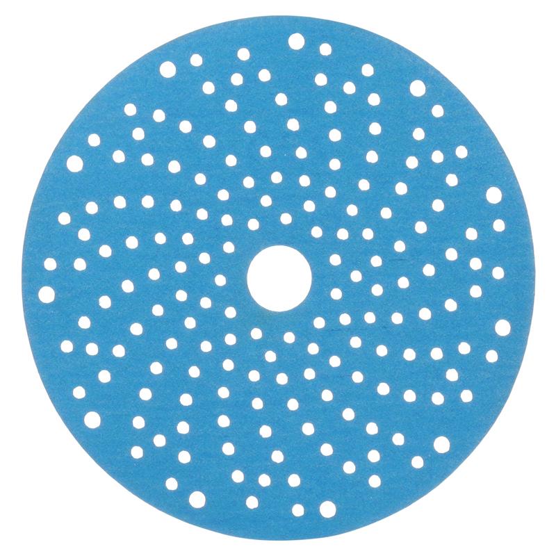 3M™ Hookit™ Blue Sanding Disc Multihole 325U, Blue, 150 mm, Multihole, 220, 51376 | Pack (1 piece)