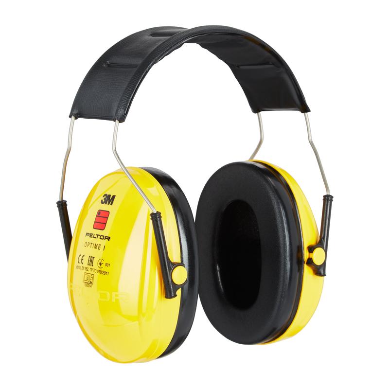 3M™ PELTOR™ Optime™ I Kapselgehörschützer, gelb, Kopfbügel, H510A-401-GU | Packung (1 Stück)