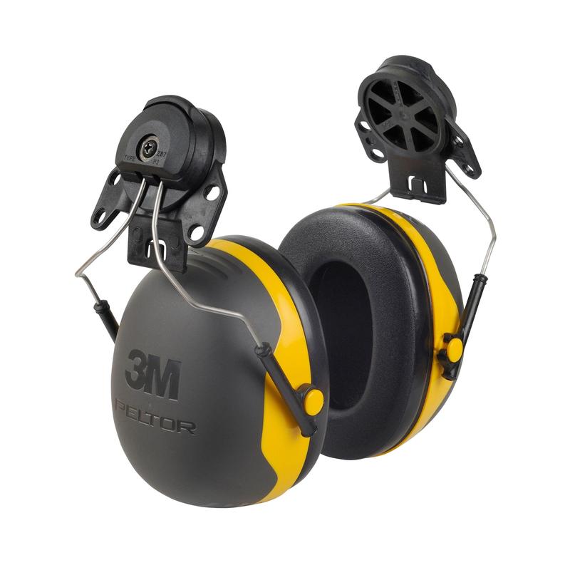 3M™ PELTOR™ Kapselgehörschützer, gelb, Helmbefestigung, X2P3 | Packung (1 Stück)