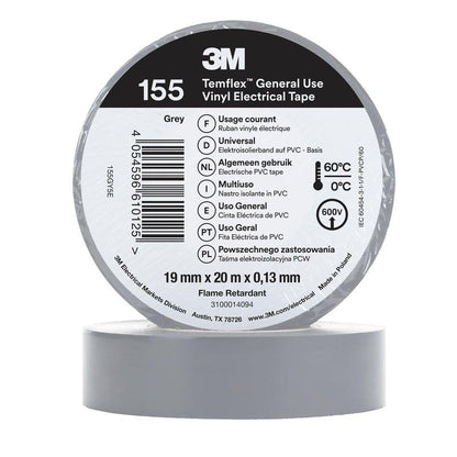 3M™ Temflex™ Vinyl Insulation Tape 155 - 19mm x 20m