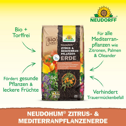 NeudoHum Zitrus- & MediterranpflanzenErde