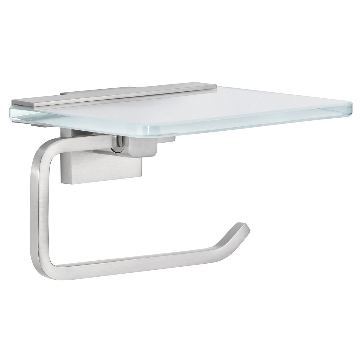 tesa EXXCLUSIV Toilettenpapierhalter m. Ablage, inkl. Klebelösung