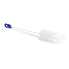 Die Nölle Profi Brush Flaschenbürste (Ø 53 mm, 470 mm lang, reine Borste) von Nölle Profi Brush Bürsten- & Pinseltechnik e.K. hat steife Borsten, einen langen gedrehten Stiel mit blauem Griff und ist auf einem schlichten weißen Hintergrund abgebildet.